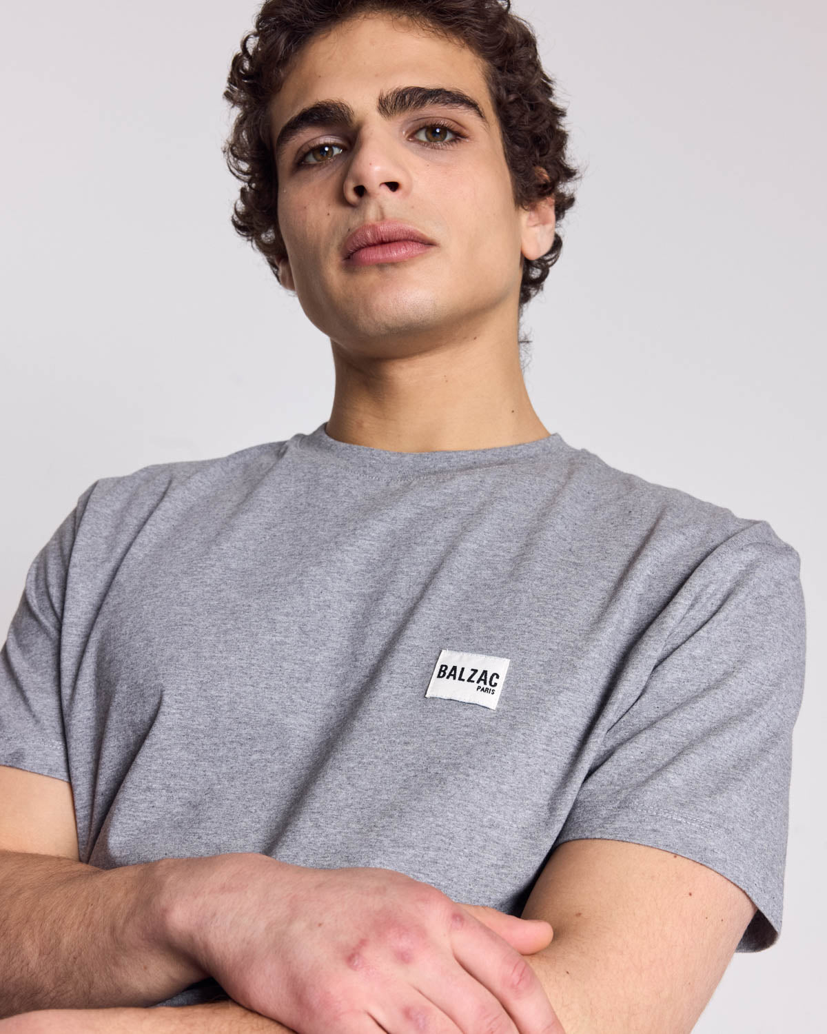 Tee-shirt Martel gris chiné