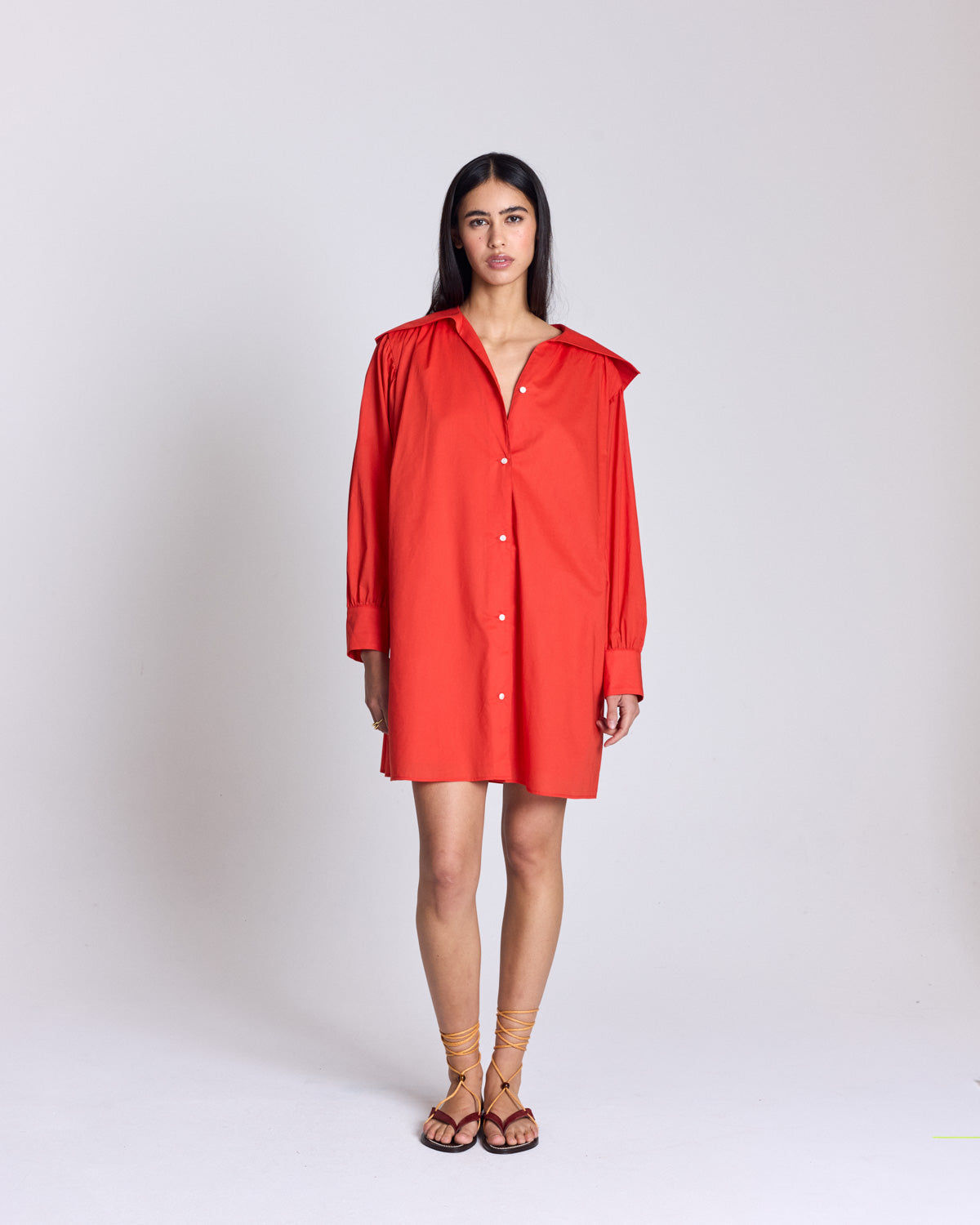 Robe Celestine rouge coquelicot