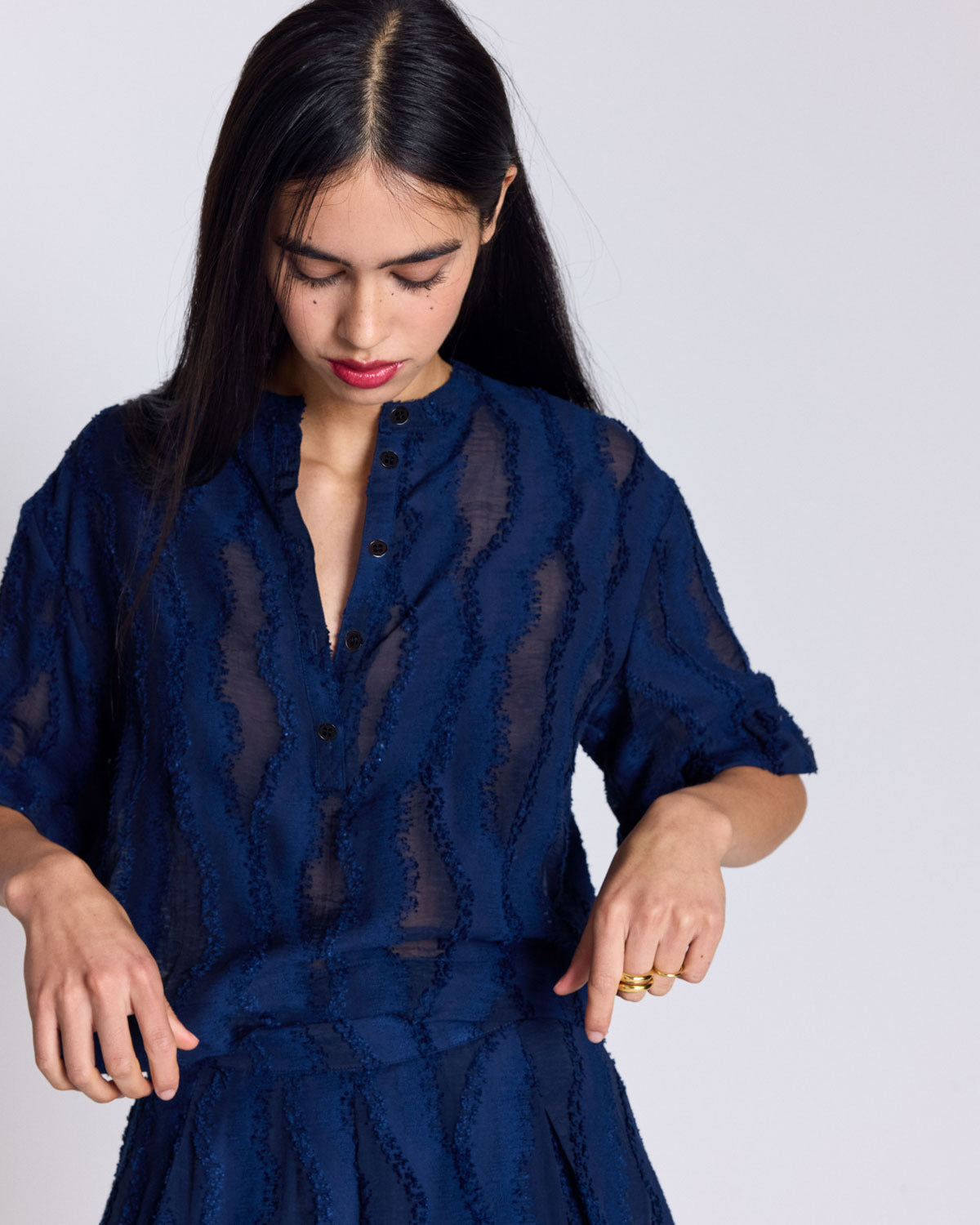 Blouse Constantine bleu marine