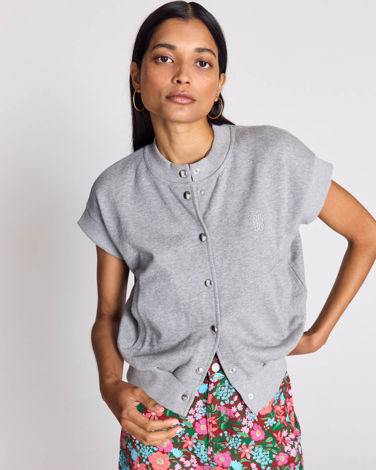 Sweat-shirt James gris