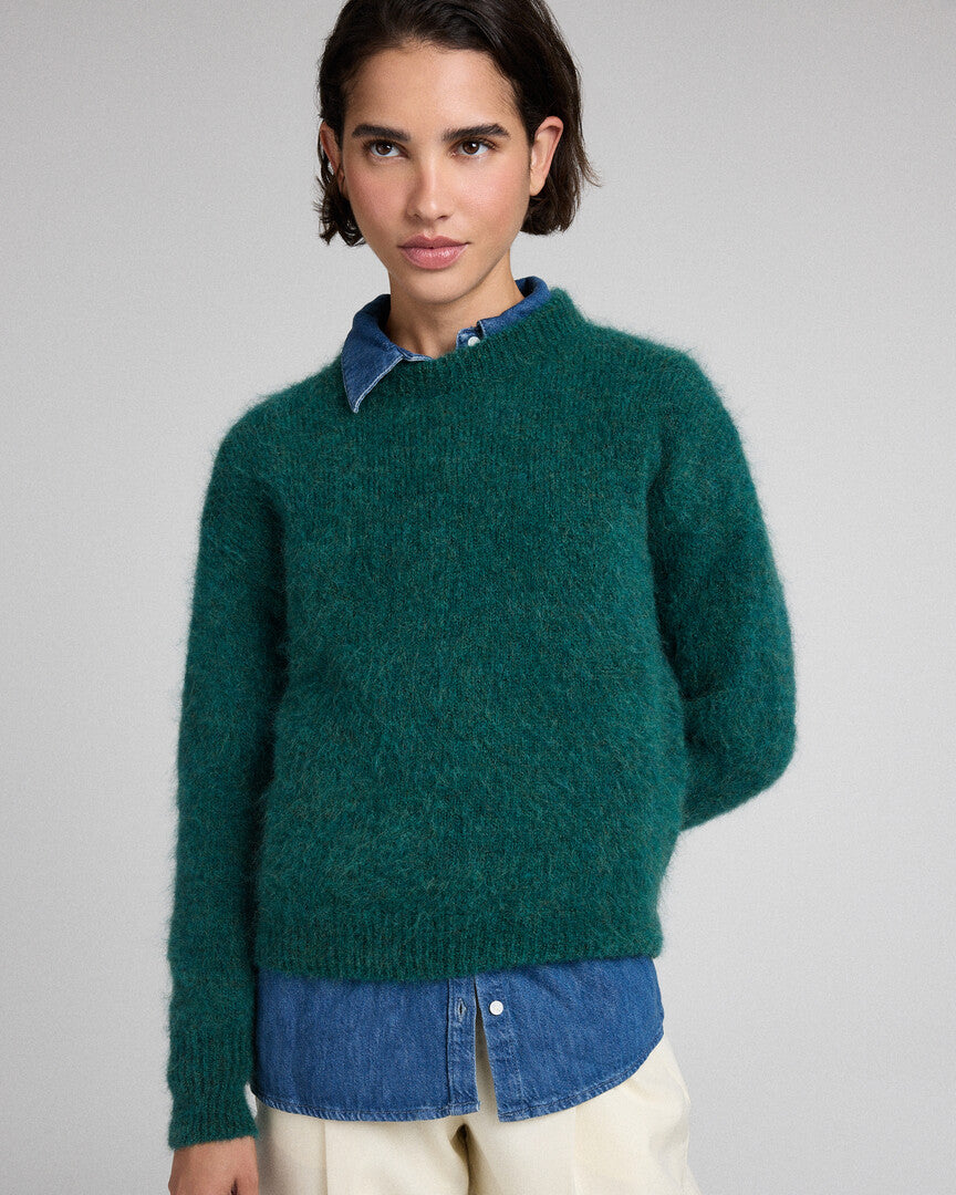 Pull Doudou vert forêt