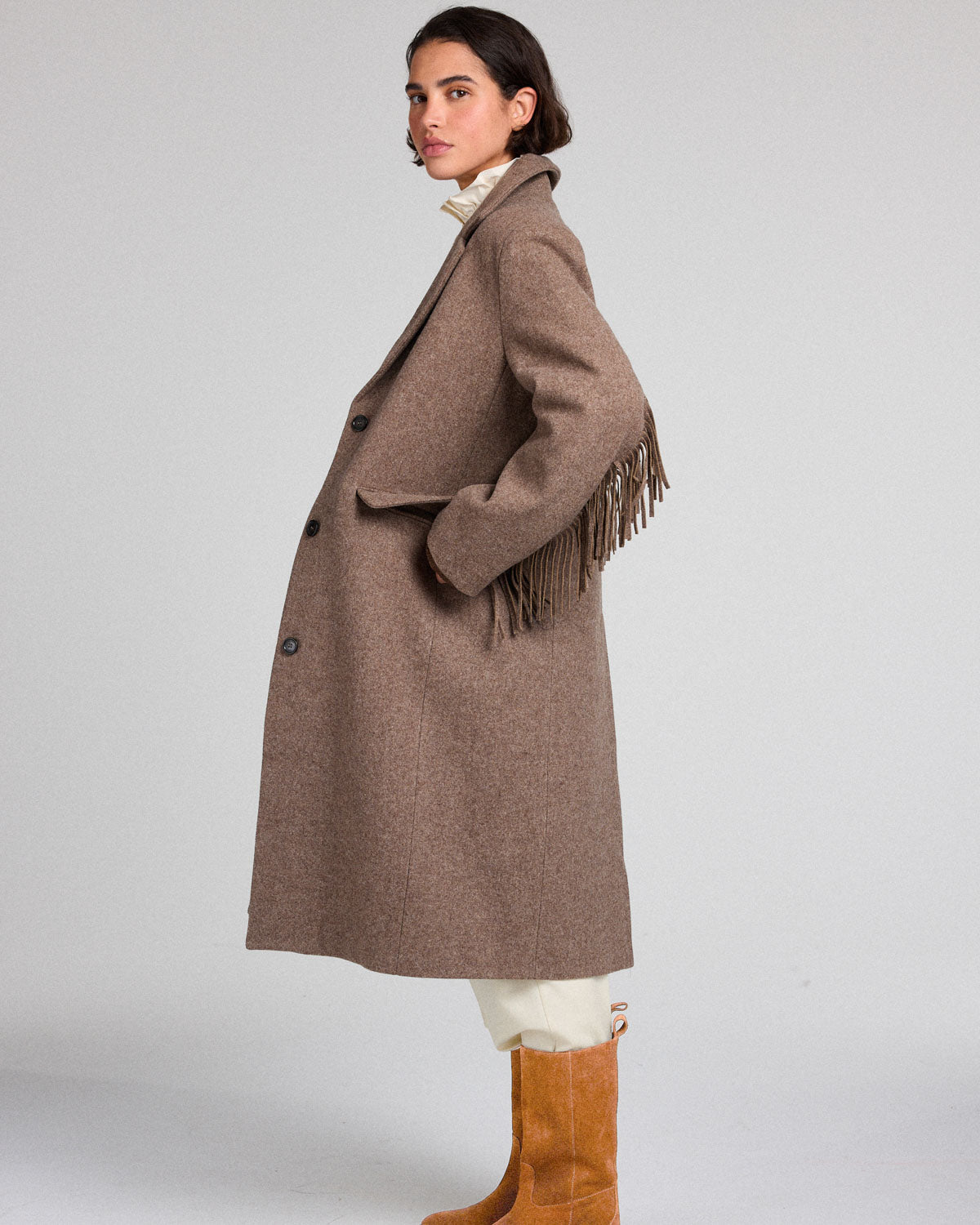 Manteau Marcella châtaigne