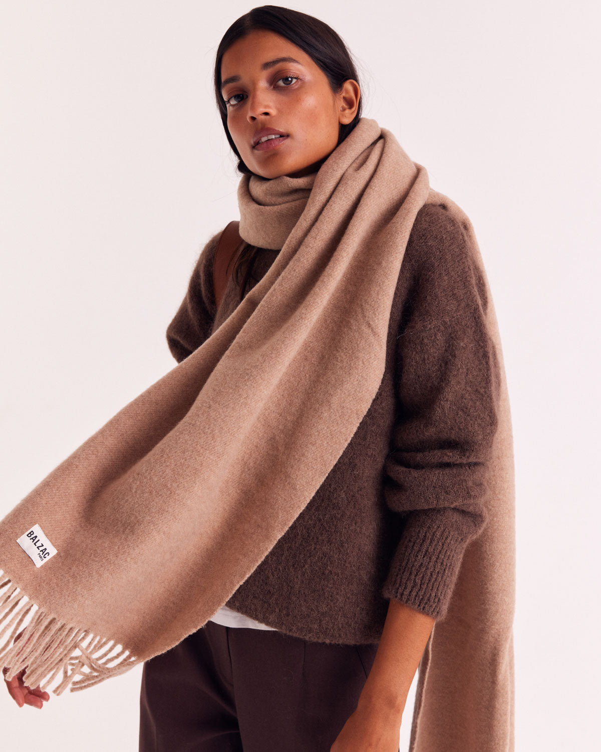 Écharpe Public beige