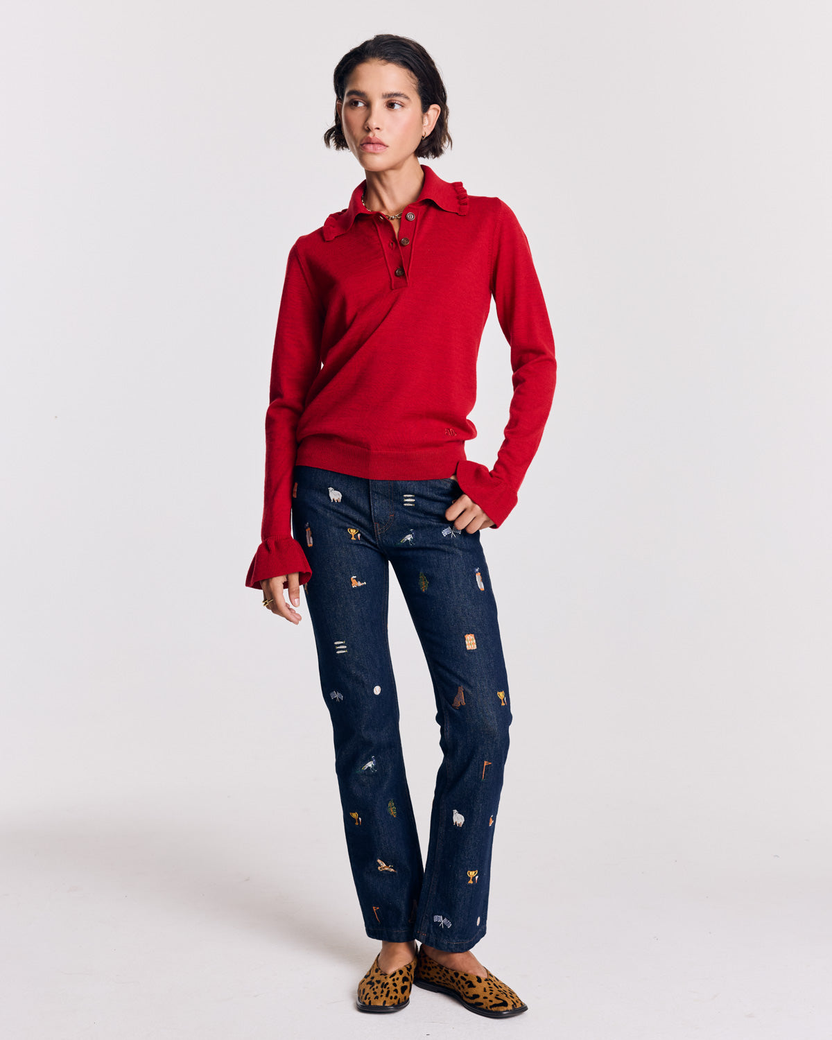 Pull Sonia rouge