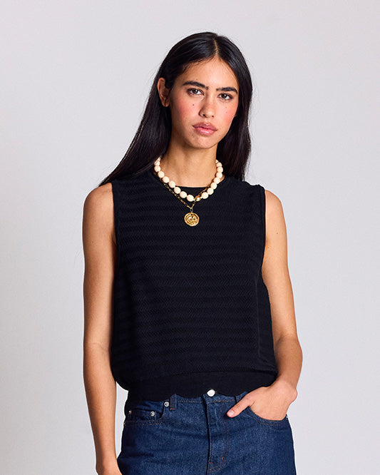 Top Micaelo noir